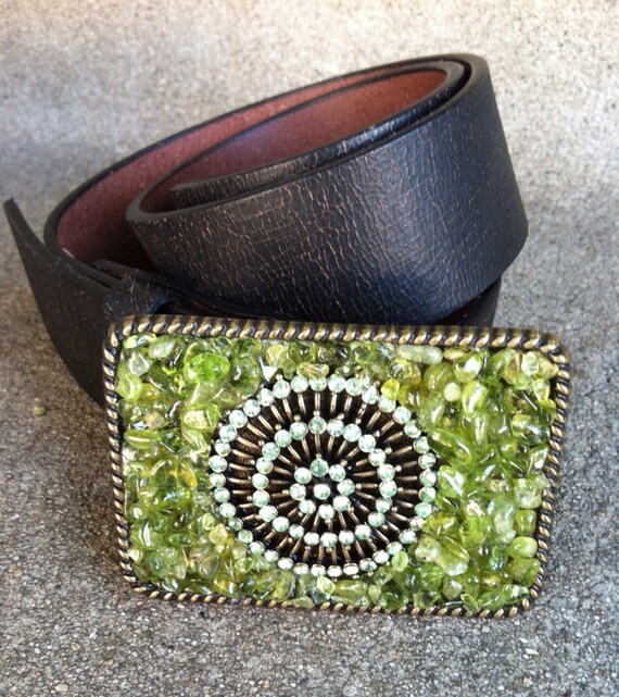 crystal designer belt