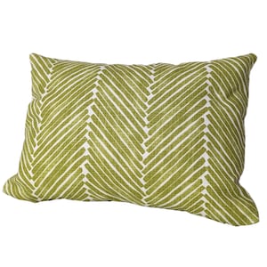 Pear Green Pillow Cover- Modern Herringbone, Chevron, Griffen, Pillow Sham, Decorative Throw Pillow, Cushion Cover, Pillow Case 18x18, 20x20