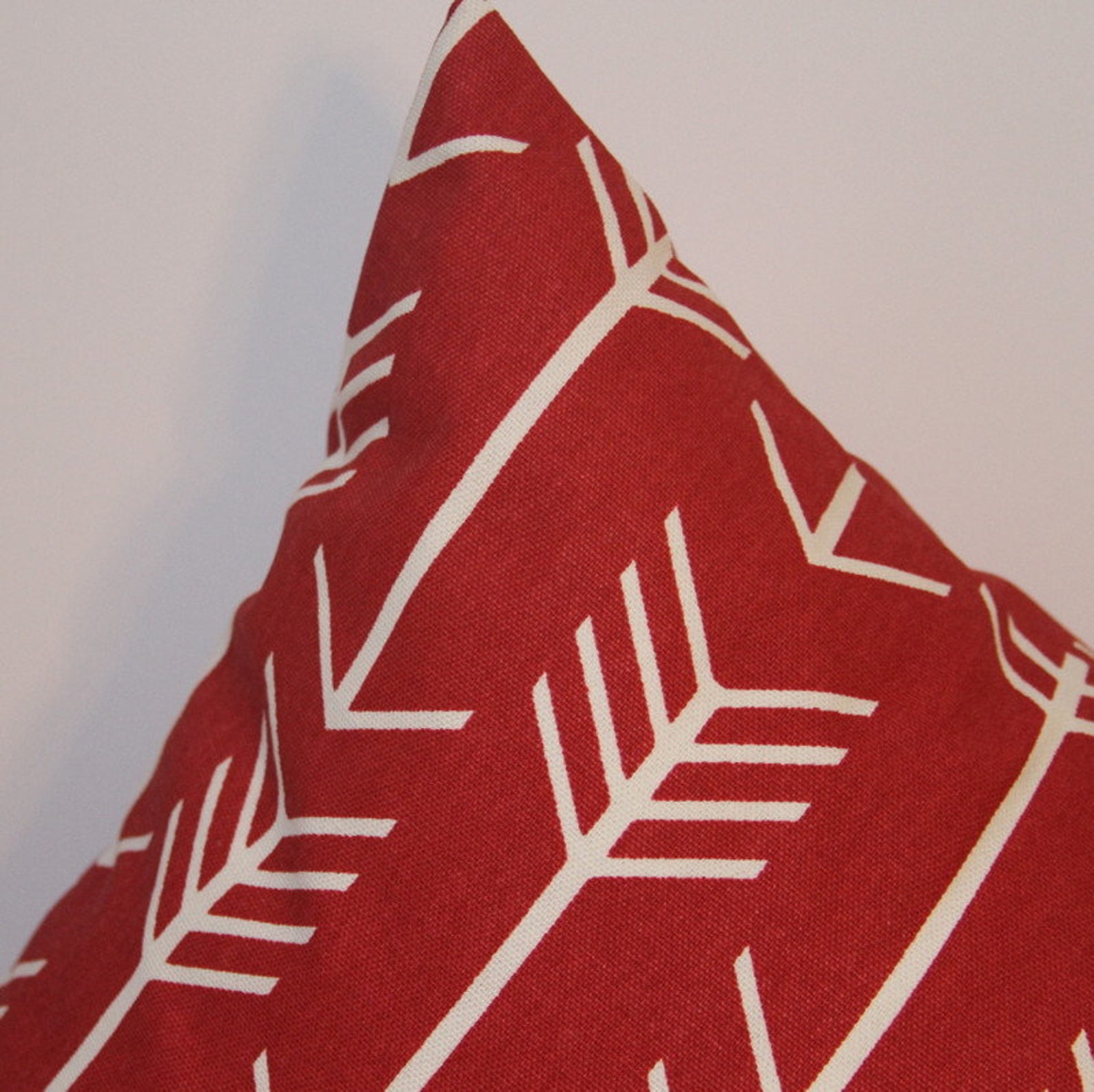 Red Arrow Pillow Cover Throw Pillow Tribal Apache Couch Etsy