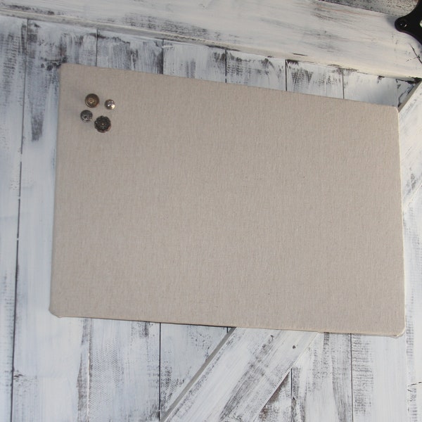 Burlap Cork Board Etsy