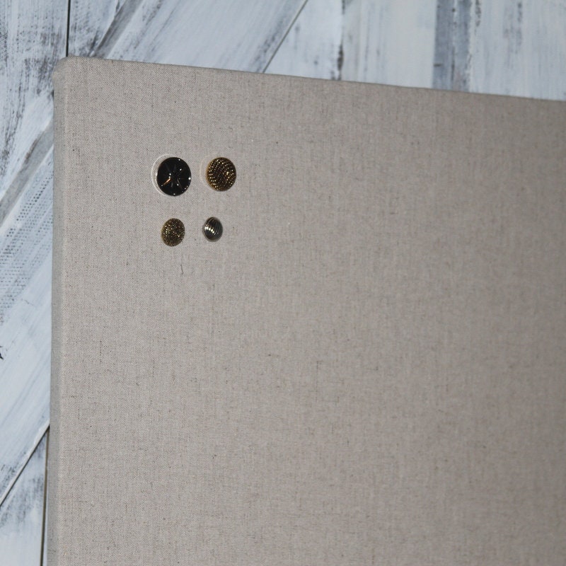 Fabric Bulletin Board Linen Pin Board Cork Board Family Etsy