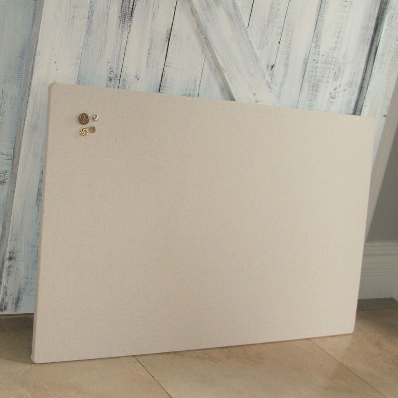 Fabric Bulletin Board Linen Pin Board Cork Board Family Etsy