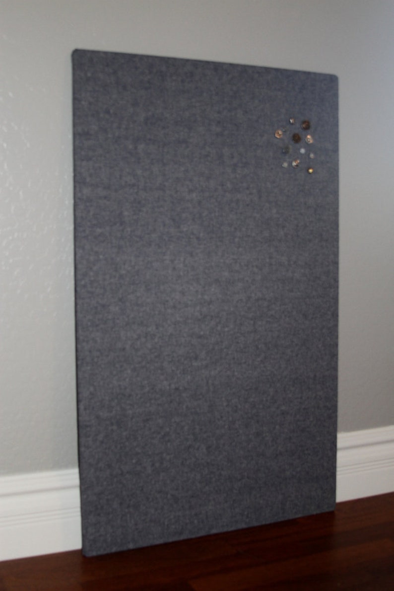 Linen Covered Cork Bulletin Board Pin board Command Center Etsy