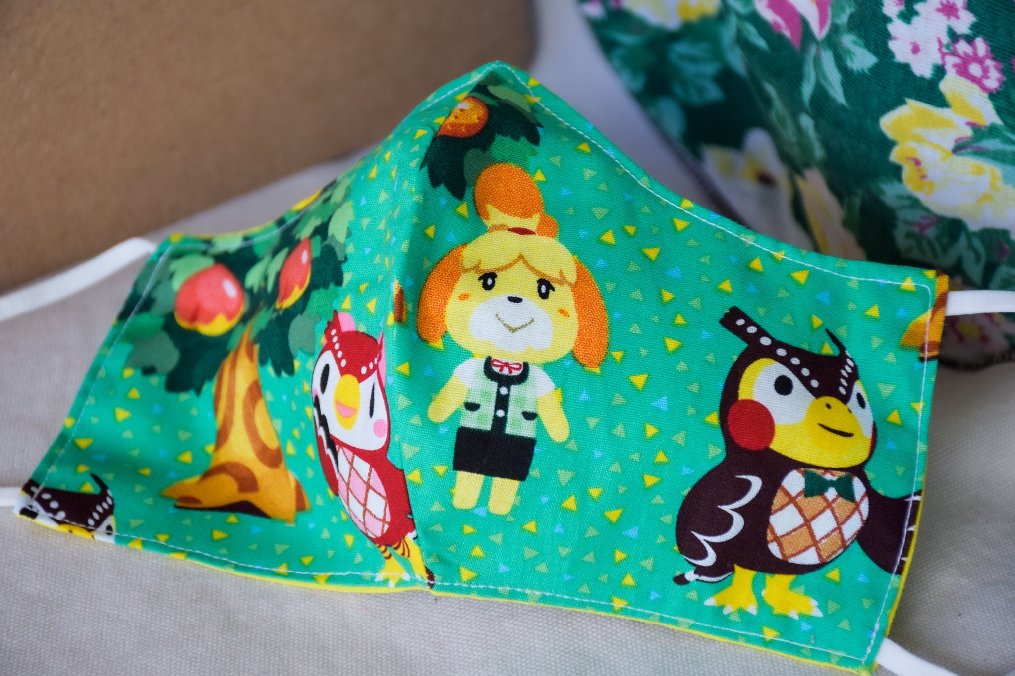 Animal Crossing Character Reusable Face Mask Etsy