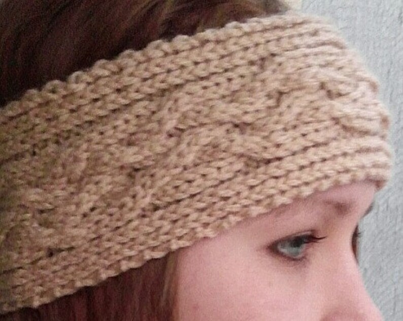 Download Cable Knitted Headband PATTERN ONLY | Etsy