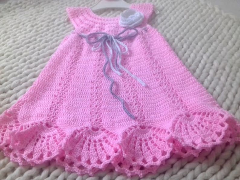 Crochet Pattern 37crochet Baby Dressby Asmartpattern.size - Etsy