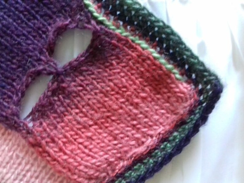 Knitting Pattern 58ENTRELAC Blanketby Asmartpattern.detailed