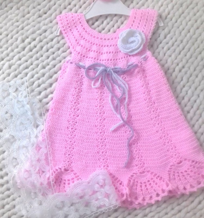 Crochet Pattern 37crochet Baby Dressby Asmartpattern.size - Etsy
