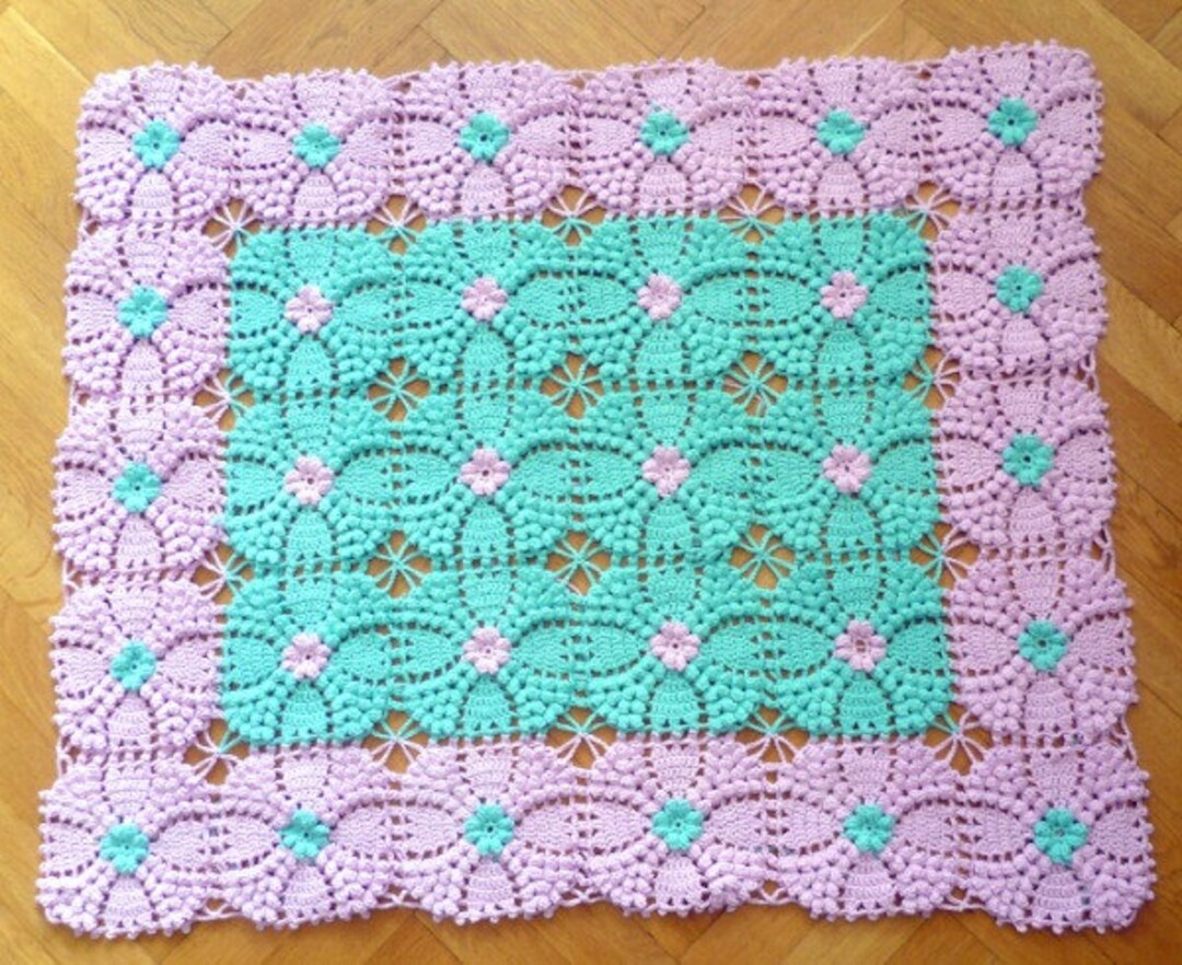 PDF Crochet Patternelegant Blanket From Asmartpattern,baby Blanket,bed