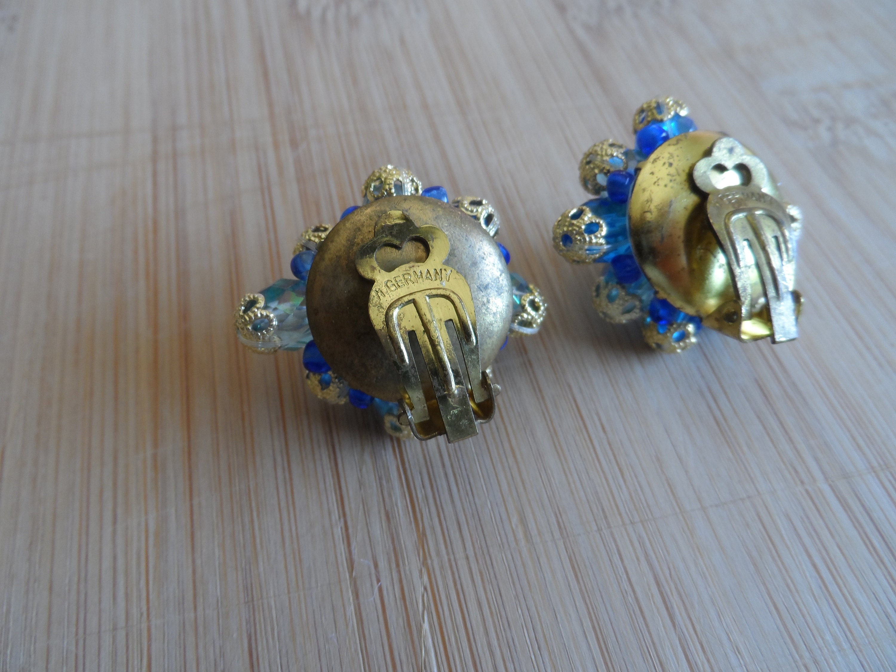 西ドイツ　ブローチ　イヤリングのセットです 西ドイツ ブローチ イヤリングのセットです Brooch ＆ Earrings