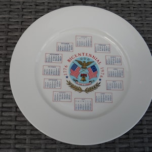 United States Bicentennial Decorative Plate - Sachs - 1976