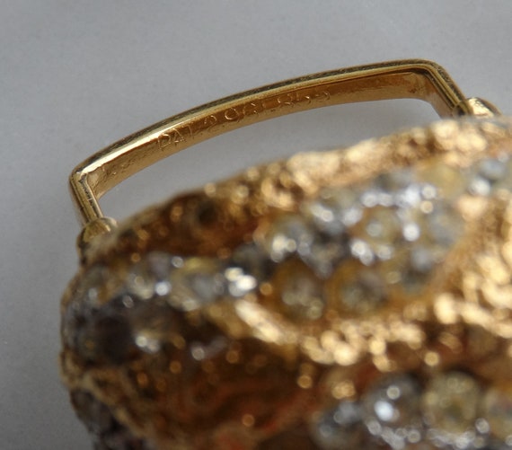 Wow - 60s Vendome adjustable statement ring, gold… - image 2