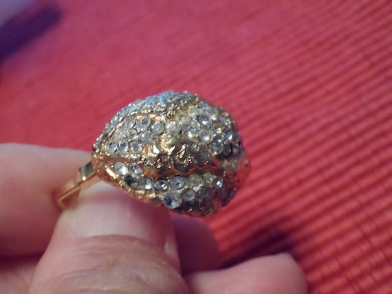 Wow - 60s Vendome adjustable statement ring, gold… - image 6