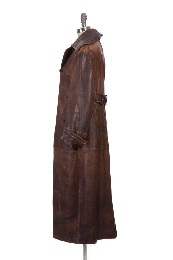 An authentic & one of a kind brown full length  J… - image 3