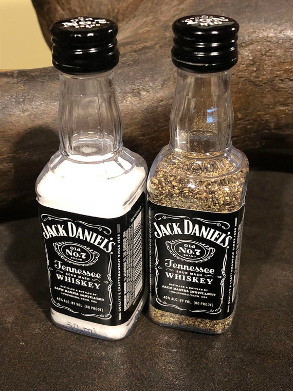 Jack Daniel's Salt and Pepper Shakers Jack Daniel's Etsy