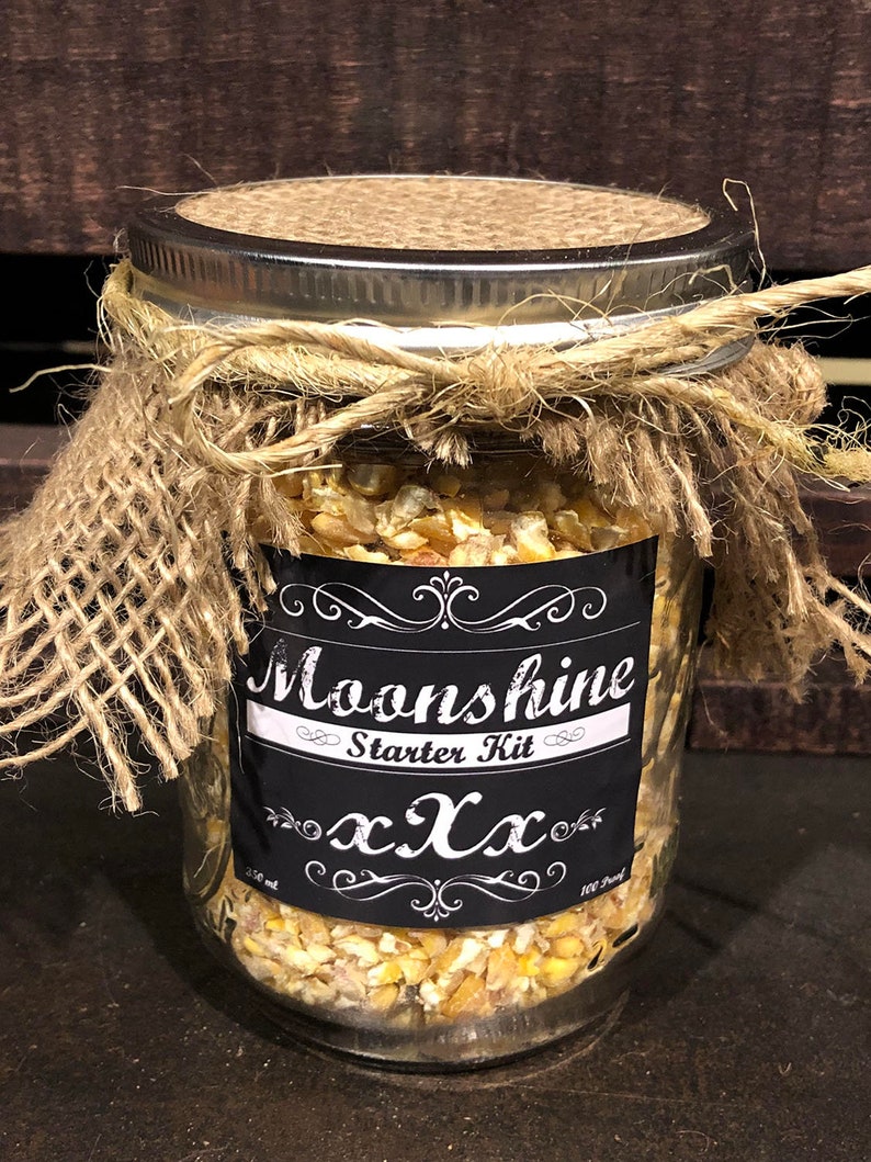 Moonshine Starter Kit Small Mason Jar Country Gift Etsy