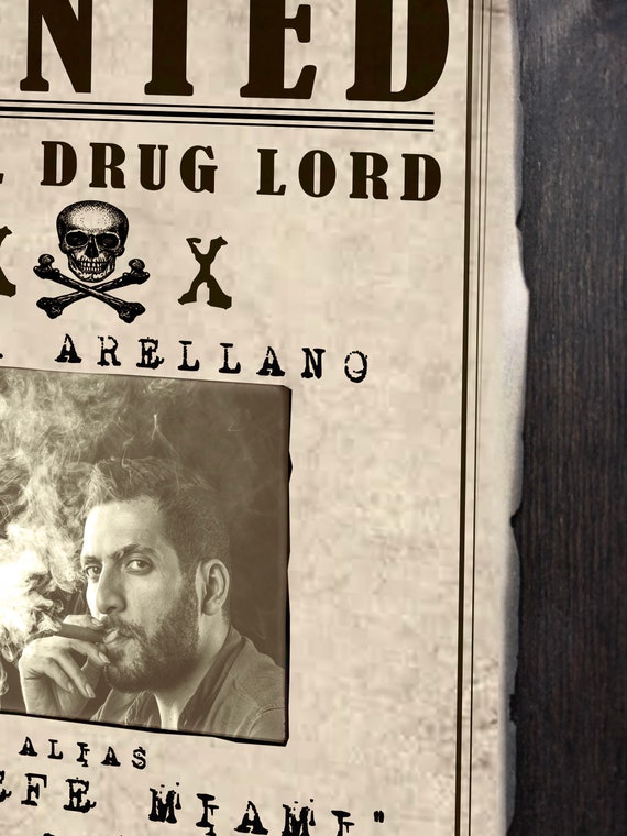 Mexican Cartel Wanted Sign Downloadable Art - Wanted Poster