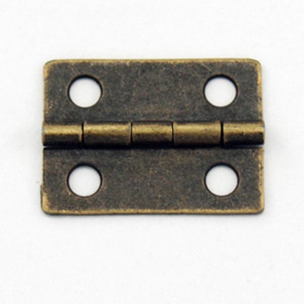 Rustic Hinges - Old Fashion Antique Style Box Hinges - Classic Style Hinge - Bronze Hinges