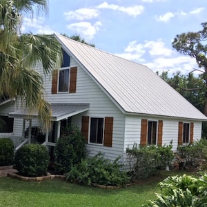 Cedar Board and Batten Shutters