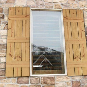 Handmade Wood Shutters