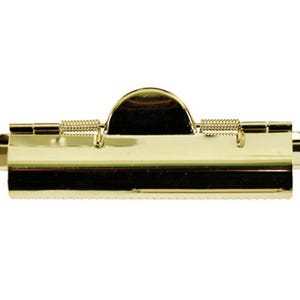 Brass Domed Clipboard Clip - Brass Clipboard Hardware - Brass Restaurant Menu Clip - Brass Photo Clip