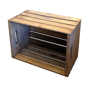 Wooden Crates for Building Shelves Stackable Wooden Crate for Building Display Shelves Wood Crate Shelves image 2
