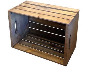 Vintage Style Wood Crate - Home Decor, Made in the USA