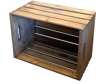 Vintage Style Wood Crate - Home Decor, Made in the USA