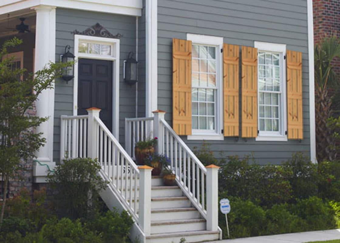 Cedar Farmhouse Style Shutters Rustic Farmhouse Window - Etsy