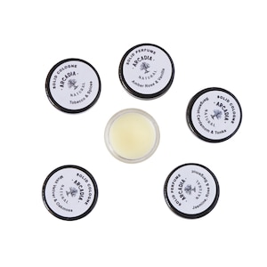 Solid Fragrance Sample Set, Handmade Perfume and Cologne, Alcohol-Free, Travel Size