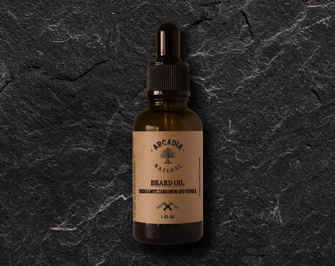 Bergamot Cardamom and Tonka Beans Beard Oil Men's Etsy