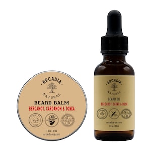 Beard Oil and Beard Balm combo, Moisturizer and Conditioner