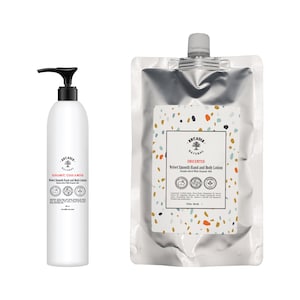 Hand and Body Lotion with organic oils, Non-greasy, and fast absorption