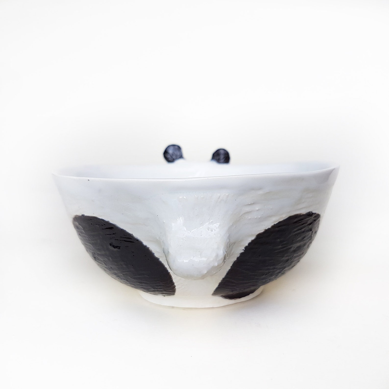 Panda Ceramic Bowl Panda soup bowl cereal bowl animal Etsy