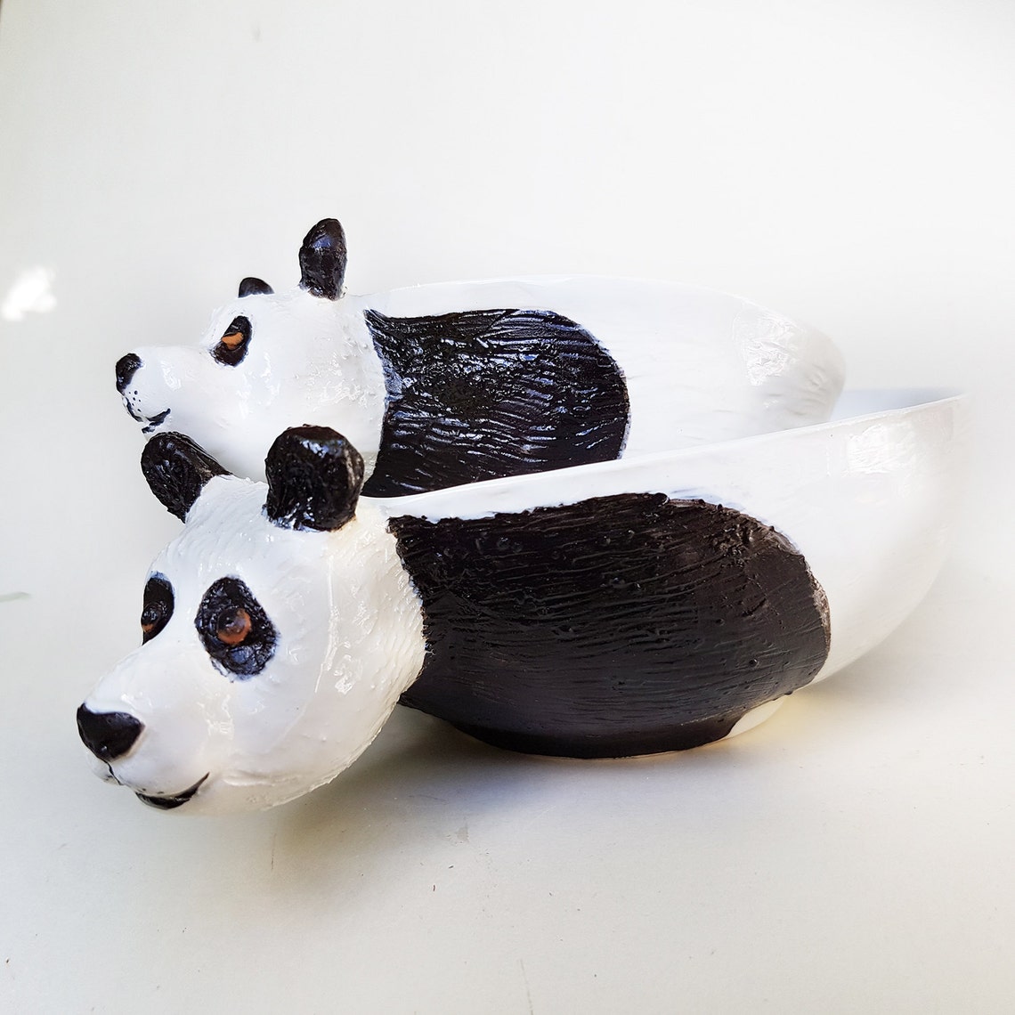 Panda Ceramic Bowl Panda soup bowl cereal bowl animal Etsy