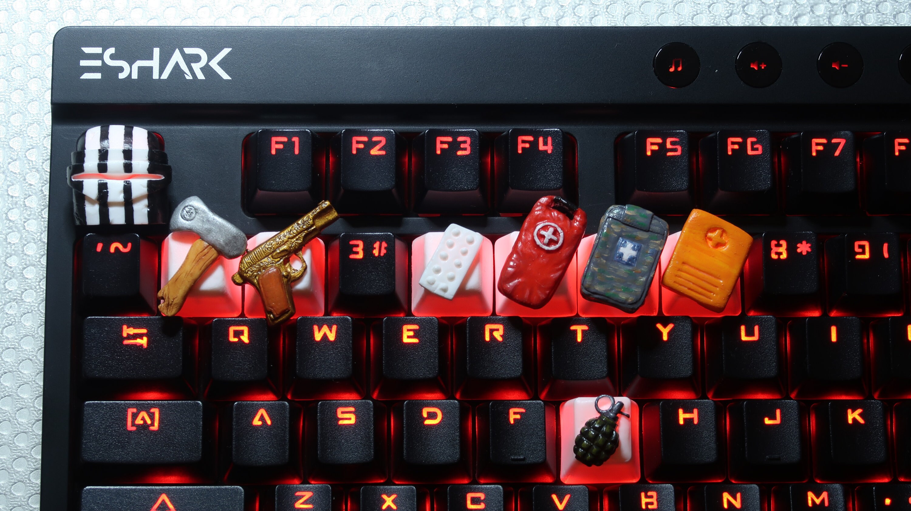 MEGA Set/ 8 EFT Key Caps Mechanical Keyboardcherry MX Key Cap/escape