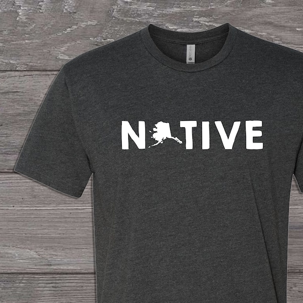 Alaska Native State T-shirt Tee Tshirt Unisex AK