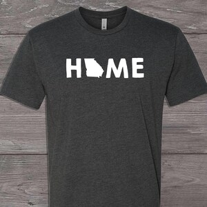Georgia Home State T-shirt Tee Tshirt Unisex GA