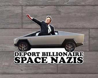 Deport Elon Musk Die Cut Sticker