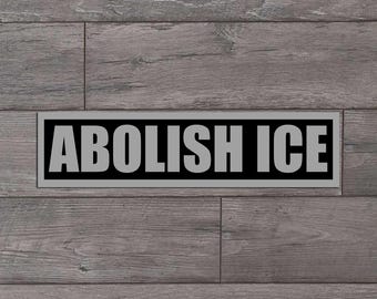 Abolish ICE, Die Cut Sticker