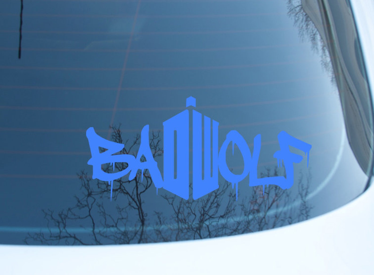 Bad Wolf Doctor Who Vinyl Sticker Car Window Door Bumper Decal Etsy