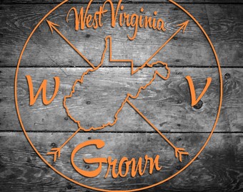 West Virginia "My Roots" Window Decal - 5.5x5.5" Die-Cut Vinyl Sticker For Car/Truck