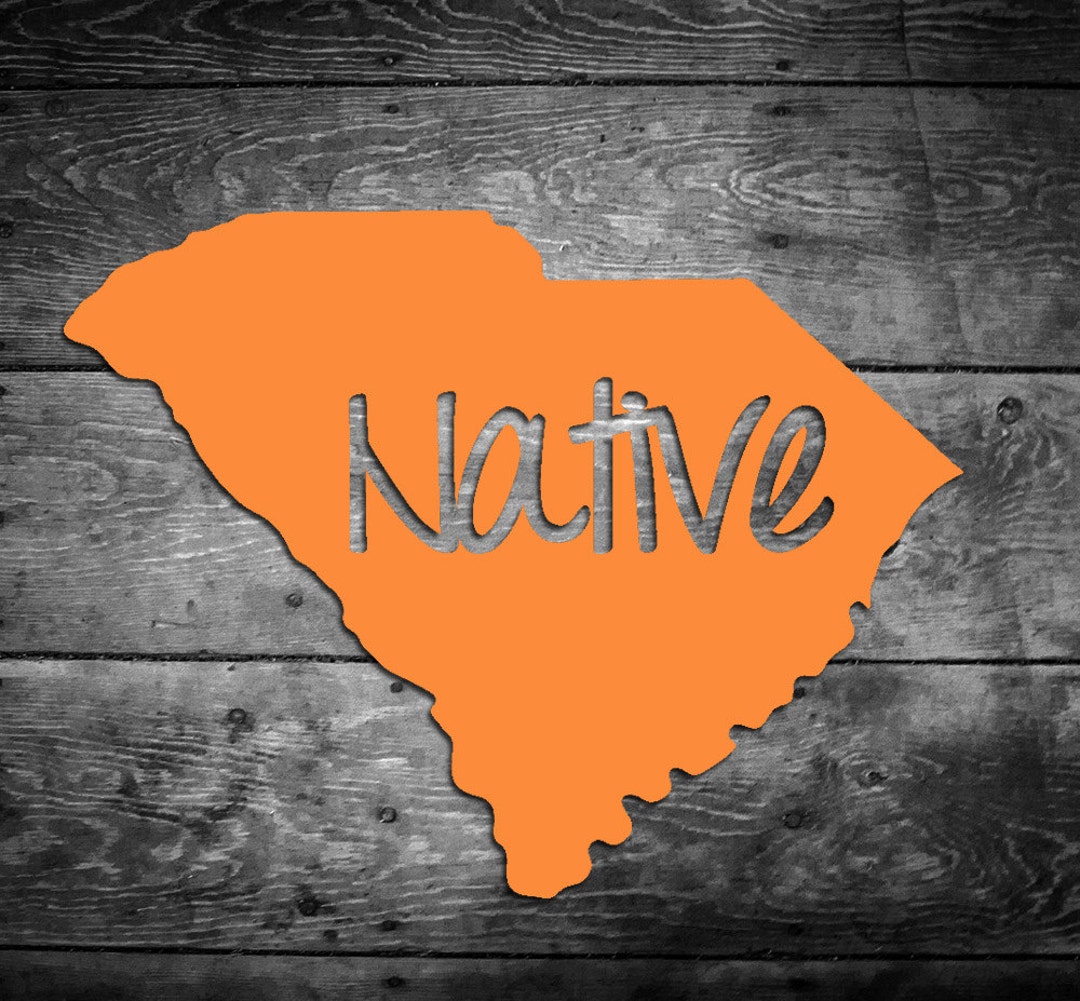 Sc Native Sticker South Carolina Native Vinyl Sticker Car Window Door Bumper Decal Pride ...