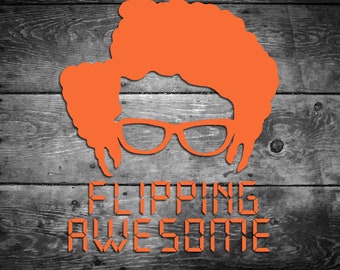 Flipping Awesome sticker