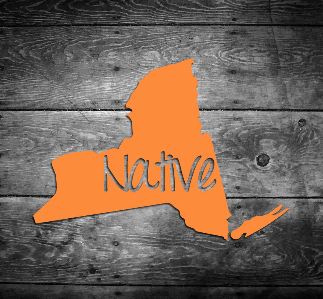 New York Native Vinyl Sticker Car Window Door Bumper Decal Pride Home ...