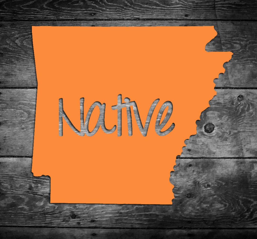 Arkansas Native Sticker Arkansas Native Vinyl Sticker Car Window Door Bumper Decal Pride Home ...