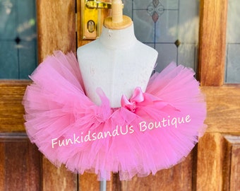 Dusty Rose  Newborn Baby tutu,newborn photo prop, baby girl, Dusty Rose Pink Birthday -Choose Color