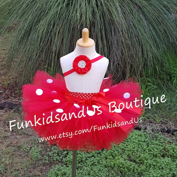 Polka Dot Tutu Skirt - Etsy