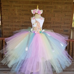 unicorn tutu dress girl