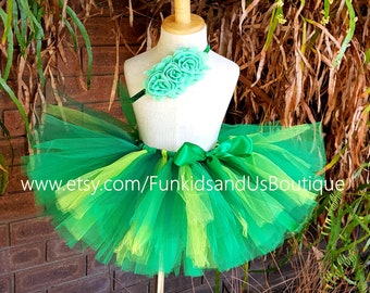 Shades of Green Tutu- St. Patrick's Day tutu - Fairy Tutu Skirt -Green tutu skirt